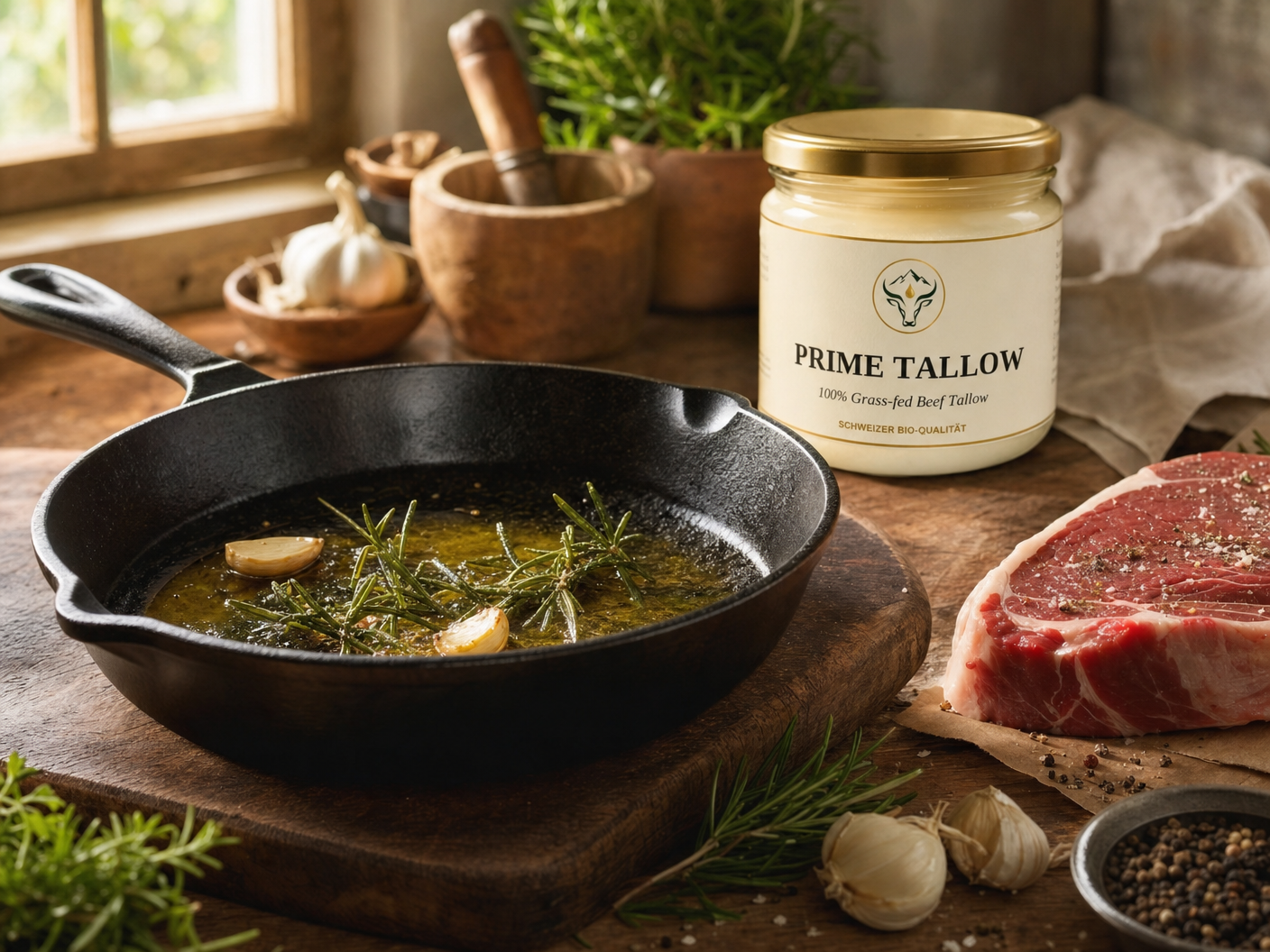Prime Tallow in der Küche